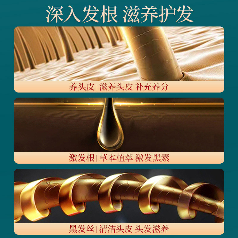 何首烏靈芝草本洗發水